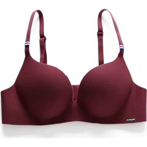 Women Wire Free Padded Bras Ladies Lingeries Gathering Bras Sexy Push Up Bras Underwear