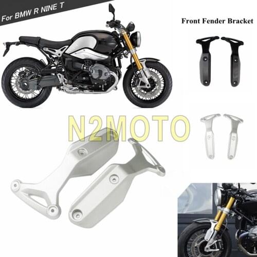 1 Pair Motorcycle Front Fender Bracket Hugger Mudguard Mud Holder Splash Cover Support Stand for BMW R NINE T R9T 2014-2018