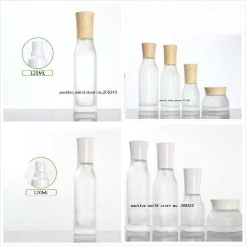 120ml square shape frosted glass bottle mist sprayer pump for toilet/toner/flower water/perfume skin care cosmetic packing