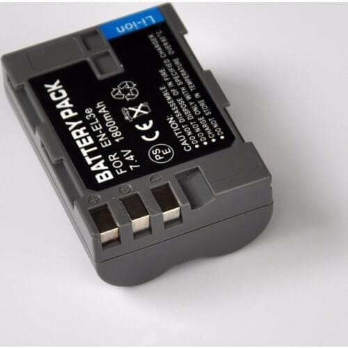 1-2PCS EN-EL3E ENEL3E EN EL3E Digital Camera Battery Cell 1800mAh 7.4V Replace For NIKON D90 D80 D50 D70 D100 D200 D300 D700