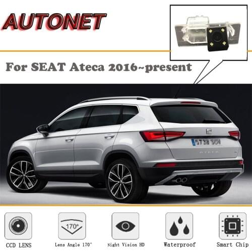 AUTONET Rear View camera For SEAT Ateca 2016~present/CCD/Night Vision/Reverse Camera/Backup Camera/license plate camera