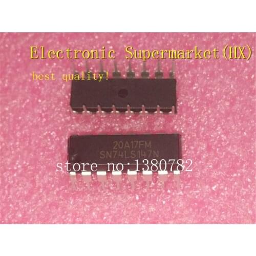Free shipping 50pcs/lots SN74LS147N SN74LS147 74LS147N 74LS147 DIP-16 IC In stock