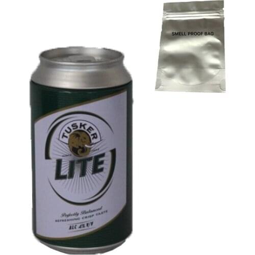 Diversion stash safe can random printing stash safe box with a food grade smell proof bag