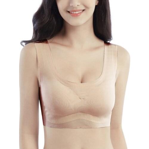 Women Sports Bra Seamless Mesh Breathable Push Up Bras Running Fitness Athletic Wireless Brassiere Vest M-6XL Women