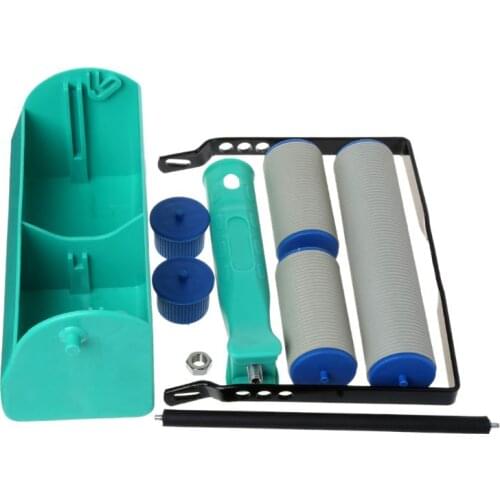 Double Color Wall Decoration Paint Painting Machine For 7 Inch Roller Brush Tool