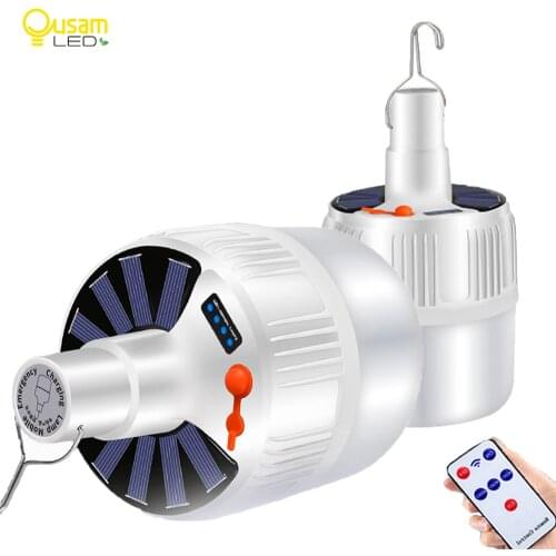 Camping Lantern Flashlight For Camping Light Portable Rechargeable With Battery Solar Lantern LED Bulb Flashlight For Tent