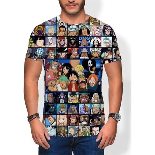 Shirts for men t shirt One Piece Luffy Sports Mens t-shirts Short t-shirt Women Anime clothes Tops clothing Boys Girl Kids Tee