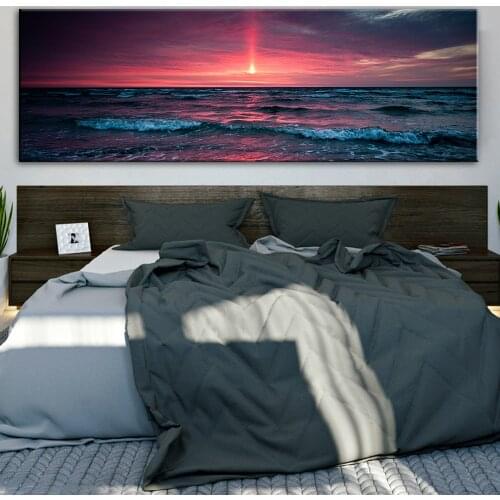 Beautiful Sunset Seascape diamond painting full square round drill cross stitch diamond art mosaic embroidery Big size