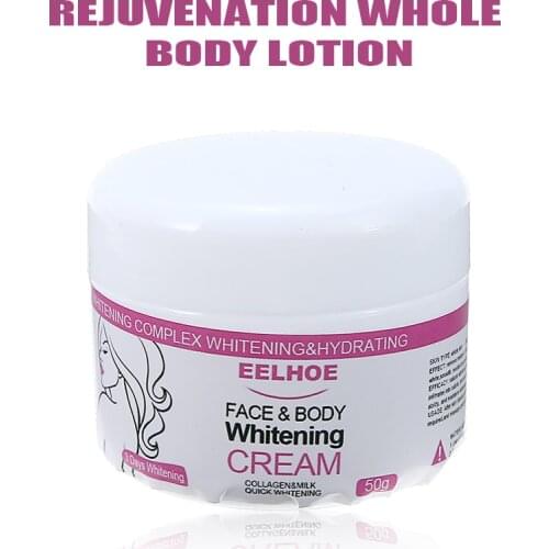 50g Face & Body Collagen Milk Quick Whitening Cream Skin Moisturizing Nourishing Body Lotion Lightening Creams