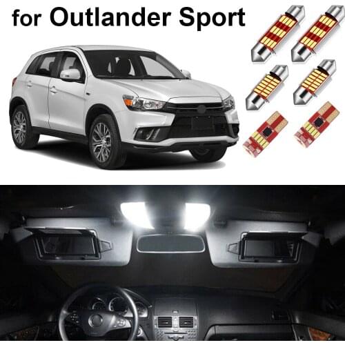 12PCS Canbus Car Led Interior Light Kit For Mitsubishi Outlander Sport 2011-2016 2017 2018 2019 2020 Indoor Reading Lamp