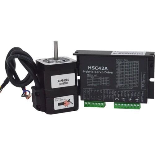 Nema17 42mm 2 phase Miniature small closed loop stepper motor drive kit 24VDC 1000 line for CNC machine