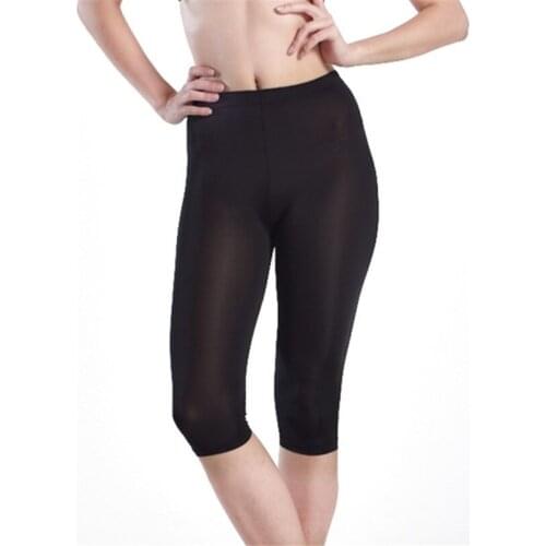 CKAHSBI 3/4 Yoga Pants Women Calf-length Capri Sport Leggings Women Fitness Gym High Waist Black Fluorescent Candy Color Bottom