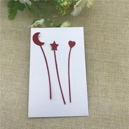 Moon star heart strip Metal Cutting Dies for DIY Scrapbooking Album Paper Cards Decorative Crafts Embossing Die Cuts