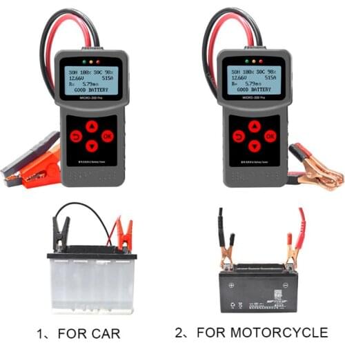 MICRO-200PRO Automobile Battery Tester Capacity Digital Car Load Discharge System Analyzer Auto Truck Motorcycle Automotivo Repa