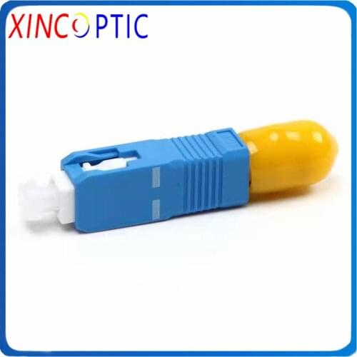 Premium SC to ST Fiber Optic Adapter,SCUPC (Male) to ST UPC (Female) SM Simplex FTTH Fiber Optical Hybrid Adaptor Coupler
