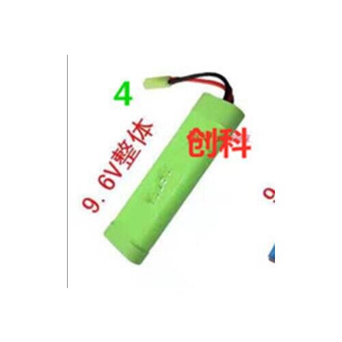 9.6V 1600mAh Flat Pack Rechargeable Battery Pack NiMH 2/3A for RC Car Toy Airsoft Gun with Mini Tamiya connector