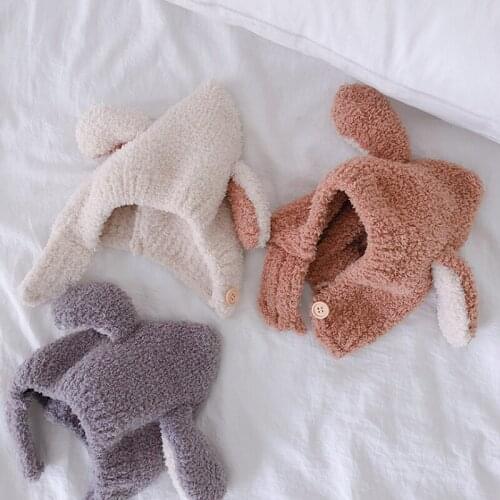 Baby Boy Girl Hat Accessories Kids Cap Cotton Warm Hat Boys Autumn Winter Caps Newborn Photography Props Children Accessories