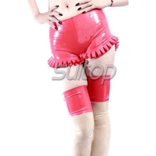 Suitop latex undershort sexy hot pants for women