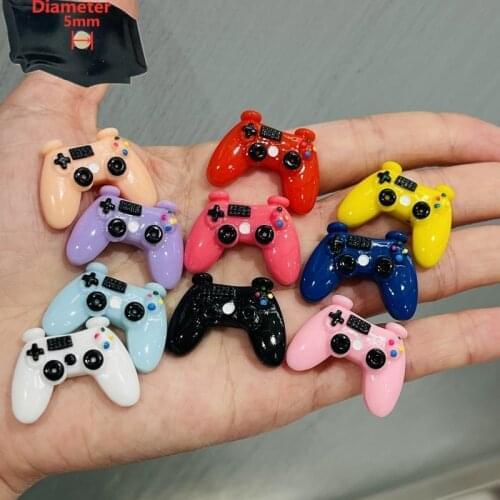 10PCS Resin Cute Cartoon Fridge Magnetic Sticker Kawaii Colourful Gamepad Refrigerator Magnet Creative Photo Wall Message Holder