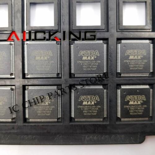 2/PCS EPM3128ATC100-10N EPM3128ATC100 QFP100 Integrated IC Chip New original