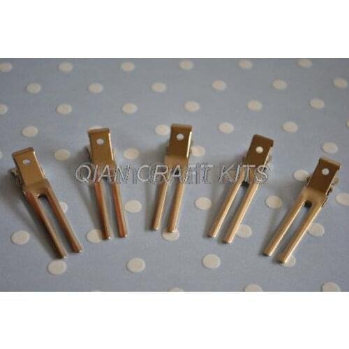 200pcs wholesale alligator clip 1 3/4" DOUBLE prong 45mm