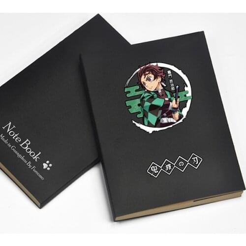 Anime Demon Slayer: Kimetsu No Yaiba Kamado Tanjirou Cosplay Animation Peripheral Notebook Fans Gift