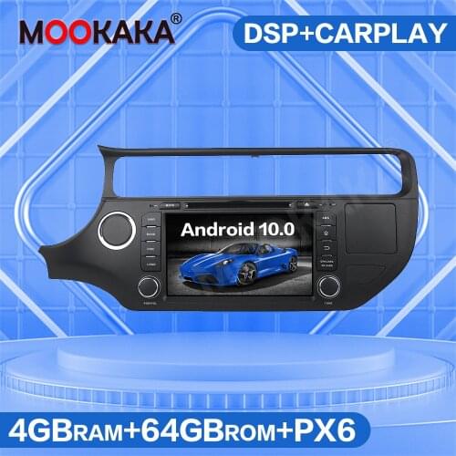 Android 10.0 64G PX6 DSP Auto Radio GPS Navigation For KIA K3 RIO 2015 2016 2017 2018 2019 Car Multimedia Player Stereo Headunit