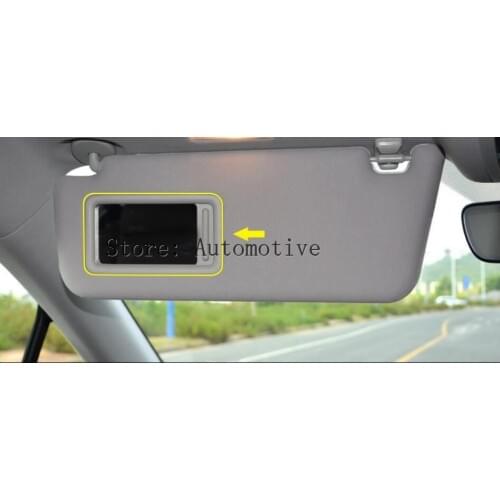 For Lexus RX200t 450h 2016 Car Styling Accessories ABS Chrome Make up Mirror Frame Trim Stickers 2PCS New Arrivals