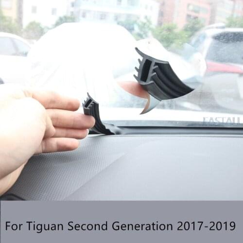 For Tiguan Second Generation 2017-2019 Sealing strip front gear instrument sound insulation strip gap dustproof Car styling