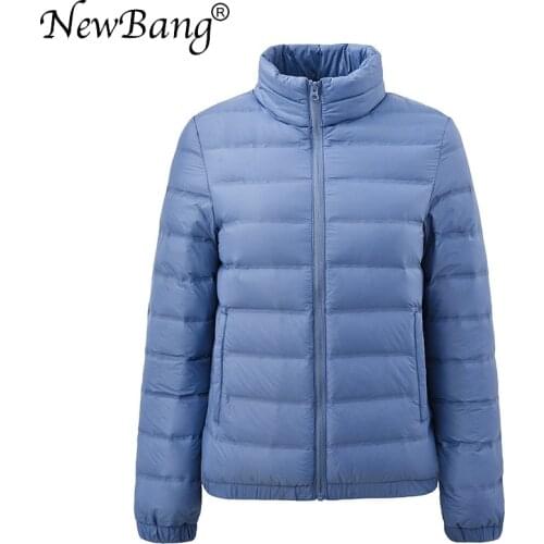 Womens Down Jackets No SewingUltra Light Duck Down Women Matt Fabric Lightweight Coat Warm Female Windbreaker Parka Plus Coats