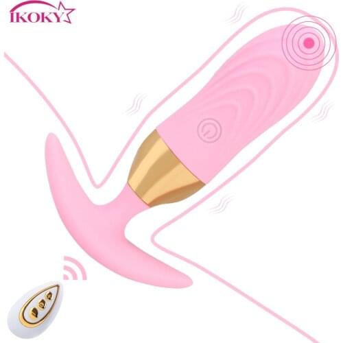 IKOKY 10 Speed Vaginal Tighten Exercise Sex Toys for Women Clitoris Stimulation Wearable Dildo Vibrator Wireless Remote Vibrator