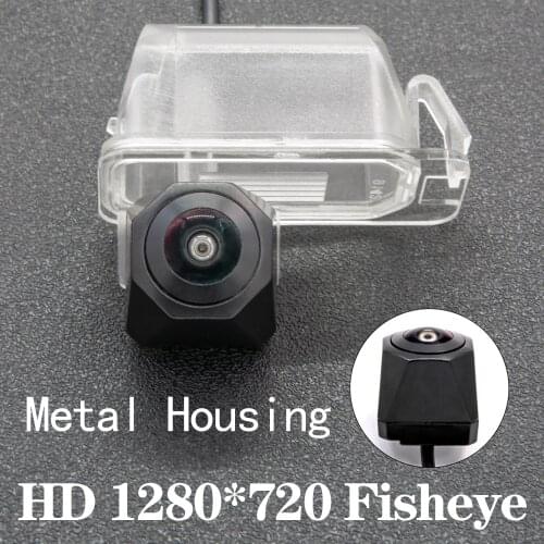 HD 1280*720 Fisheye Metal Housing Car Rear View Camera For Ford Mondeo Focus 2 C-Max S-Max Galaxy Fiesta EcoSport Fusion Sedan