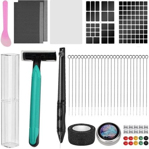 Tattoo DIY Tools Self Hand Poke Pen Tattoo Needles Set Tattooing Art Clean