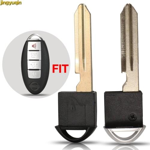 Jingyuqin 10ps/lot Uncut Blade Replacement Emergency Valet Insert Car Key For Infiniti Alitma Armada Cube EX35 M35 M45 2006-2011
