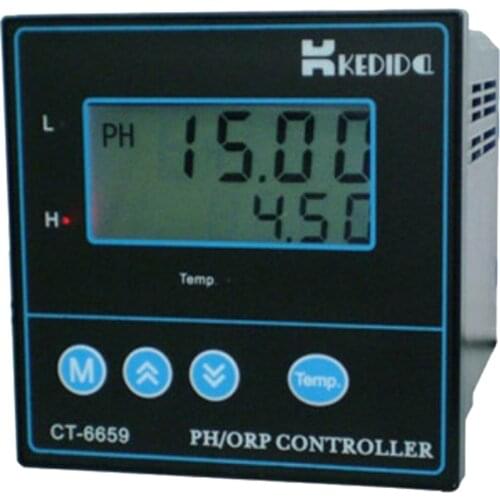 CT-6659 PH/ORP Controller CT-6659+Ph Electrode Industry Ph Sensor CT-1001C 10M Line fast Shipping