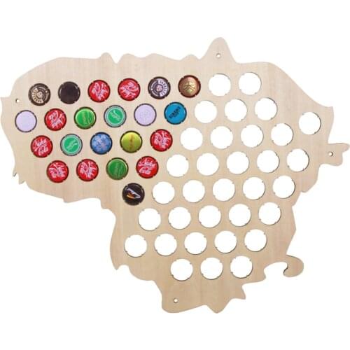 Lithuania Beer Bottle Cap Map Collection Art Custom Made Beer Cap Map Wooden Craft Beer Aficionado Gift Home Decor Accessorries