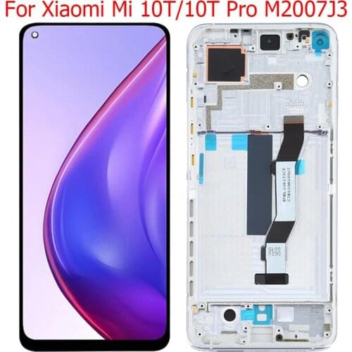 New Original Mi 10T Screen For Xiaomi Mi 10T Pro 5G LCD Display With Frame 6.67" Redmi K30s M2007J3 LCD Display Touch Screen