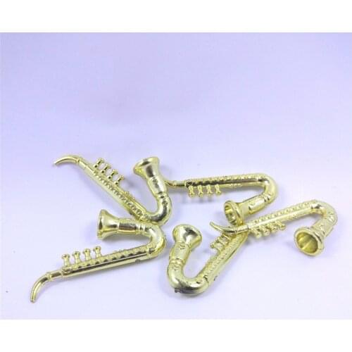 20pcs 5cm Sacks Christmas Hangings Dollhouse Accessories Mini Musical Instrument Ornaments Christmas Grafts