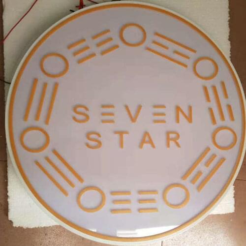 Custom 3D acrylic Illuminated lighting up letters antique led pizza shop light box sign