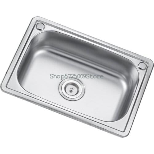 Stainless Steel Sink, Single Sink, Dish Basin, Sink Basin With Faucet Size, Full Set Of Promotional Free Shipping