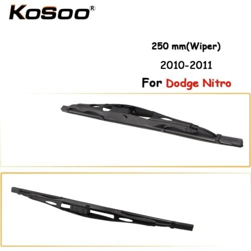 KOSOO Auto Rear Window Windshield Wiper Blades Arm Car Wiper Blade For Dodge Nitro,250mm 2010-2011 ,Car Accessories Styling