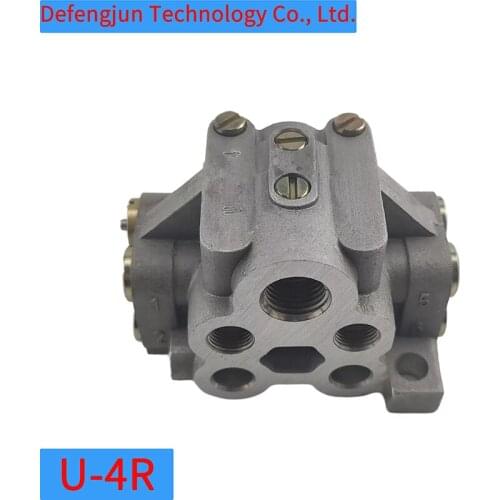 DU type lubricating grease separator U4R/8/10/12M/R punch integrated progressive grease dispenser