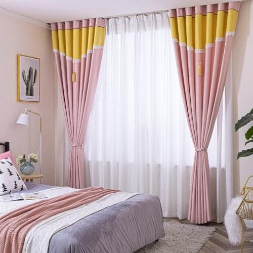 Modern Curtains For Living Room With Tassel Valance Bedroom Window Treatment Blinds Finished Drapes Kitchen Curtains