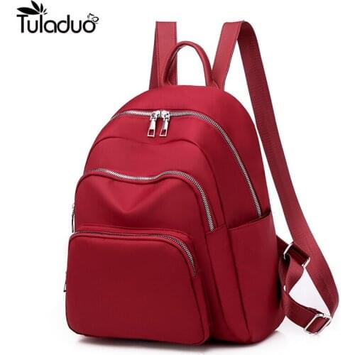 Женские черные рюкзаки TuLaduo China At AliExpress