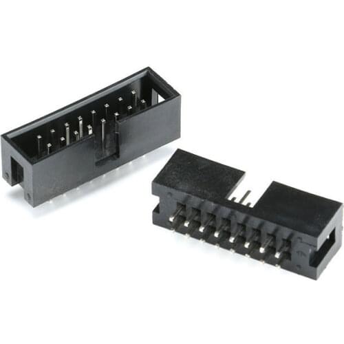 100pcs IDC Box header DC3 DC3-16P 2x8 16 pins 16P 2.54mm Pitch