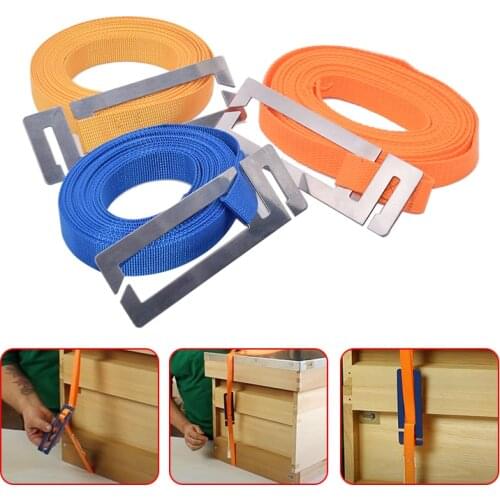 2PCS/Lot Beehive Poly Nylon Strap Standard 5M Webbing wIth Buckle to Strap a Beehive Moving