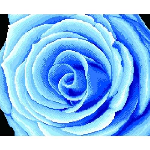 5D DIY Crystal Diamond Painting Full Round Red Blue Rose Flower Cross Stitch Embroidery Rhinestones Mosaic Art Gift Wall Sticker