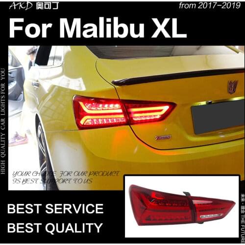 AKD Car Styling Tail Lamp for Chevrolet Malibu XL Tail Light 2017-2019 LED Rear Lamp DRL Dynamic Signal Brake auto Accessories