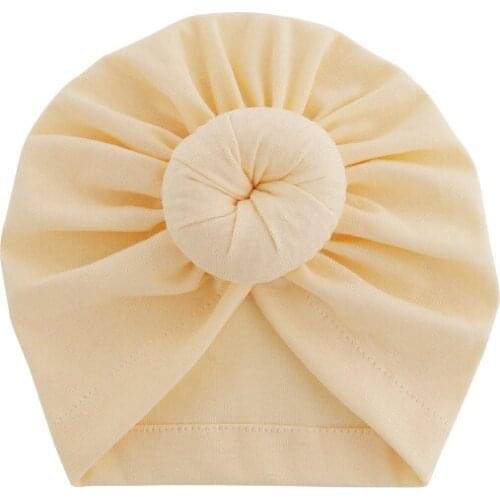 Baby Accessories for Newborn Toddler Kids Baby Girl Boy Hats Turban Cotton Solid Beanie Hat Winter Cap Soft Caps 0-4 Years Old