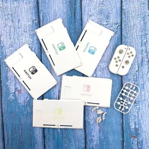 For Nintendo Switch White Console Replacement Housing Shell Cover for NintendoSwitch Joy-Con Joy Con Front Back Case Button